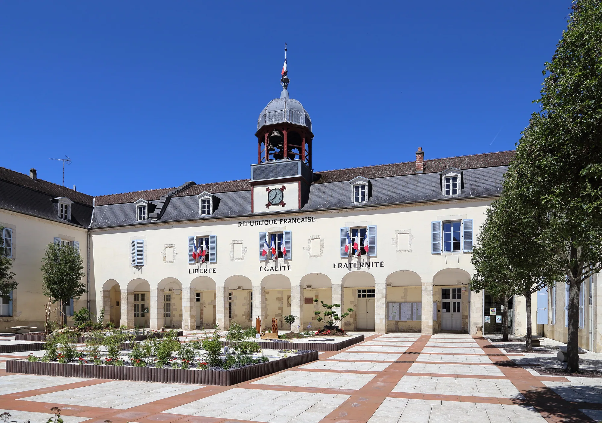 L’hôtel de ville d’une commune de l’Aube